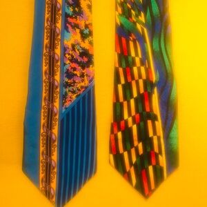 Vibrant Multicolor Silk Ties Rush Limbaugh